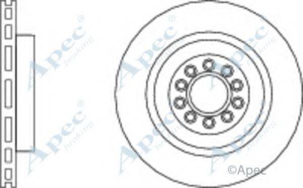 APEC BRAKING DSK2952 гальмівний диск