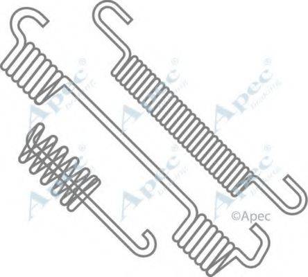 APEC BRAKING KIT2011 Комплектуючі, гальмівна колодка