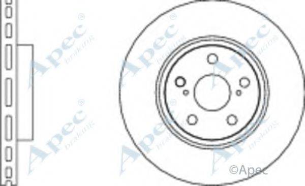 APEC BRAKING DSK323 гальмівний диск