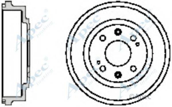 APEC BRAKING DRM9140 Гальмівний барабан