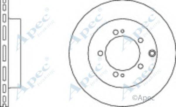 APEC BRAKING DSK332 гальмівний диск