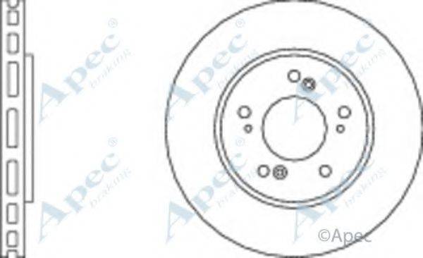 APEC BRAKING DSK334 гальмівний диск