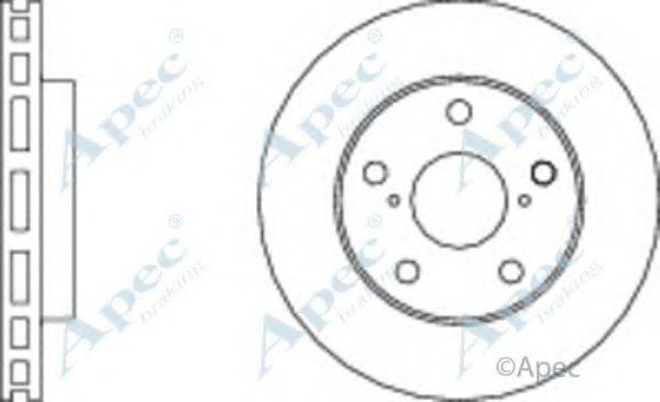 APEC BRAKING DSK337 гальмівний диск