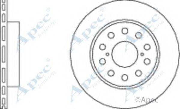 APEC BRAKING DSK348 гальмівний диск