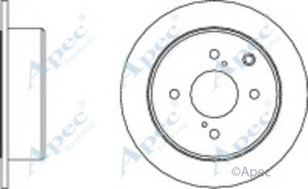 APEC BRAKING DSK368 гальмівний диск