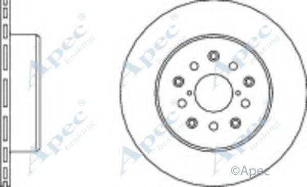 APEC BRAKING DSK372 гальмівний диск