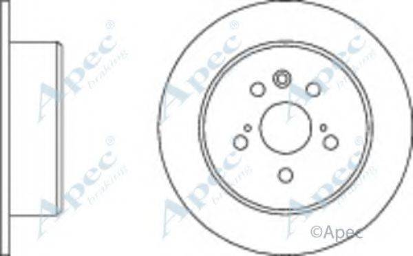 APEC BRAKING DSK508 гальмівний диск