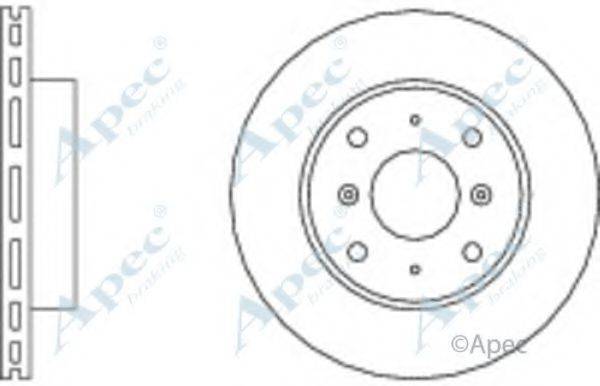 APEC BRAKING DSK522 гальмівний диск