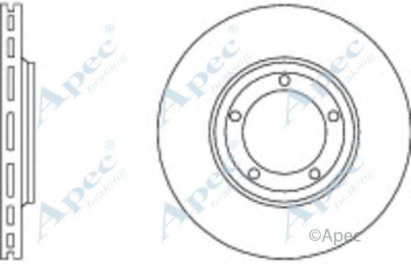 APEC BRAKING DSK538 гальмівний диск