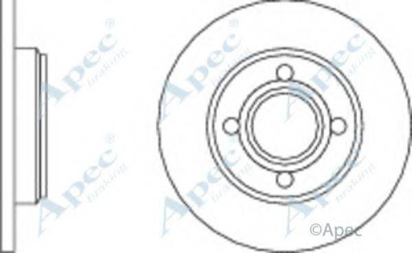 APEC BRAKING DSK546 гальмівний диск