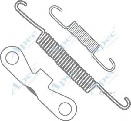 APEC BRAKING KIT2028 Комплектуючі, гальмівна колодка