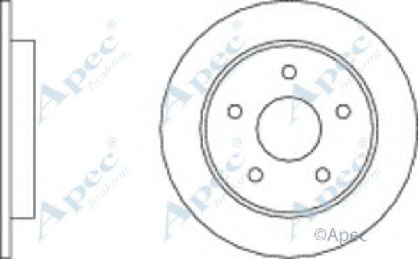 APEC BRAKING DSK576 гальмівний диск