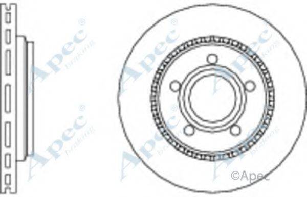 APEC BRAKING DSK616 гальмівний диск