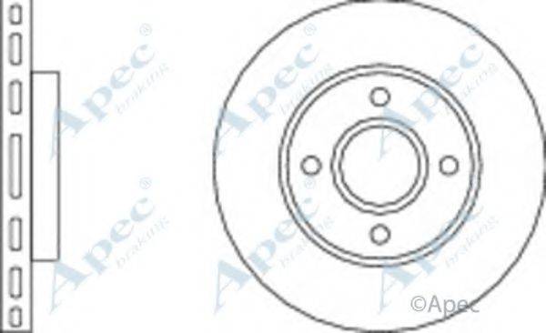 APEC BRAKING DSK634 гальмівний диск