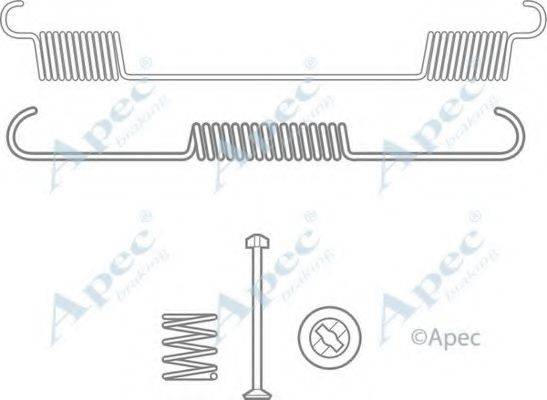 APEC BRAKING KIT2042 Комплектуючі, гальмівна колодка