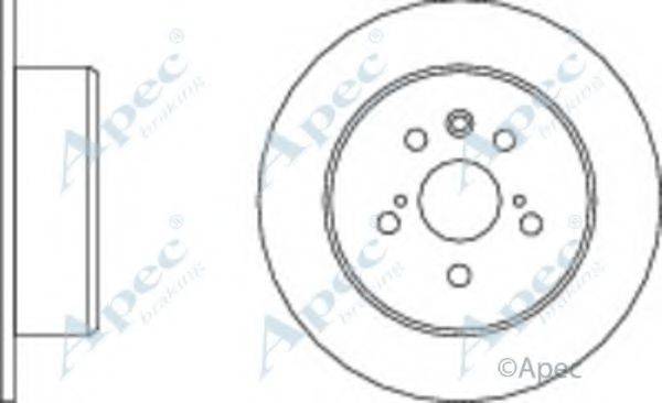 APEC BRAKING DSK653 гальмівний диск