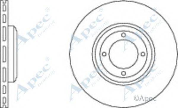 APEC BRAKING DSK675 гальмівний диск