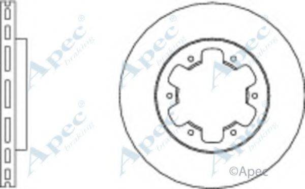 APEC BRAKING DSK732 гальмівний диск