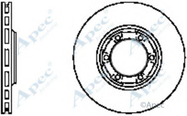 APEC BRAKING DSK755 гальмівний диск