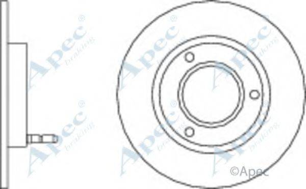 APEC BRAKING DSK760 гальмівний диск