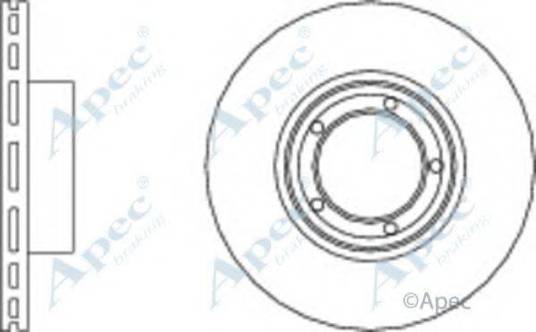 APEC BRAKING DSK766 гальмівний диск