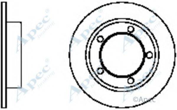 APEC BRAKING DSK768 гальмівний диск