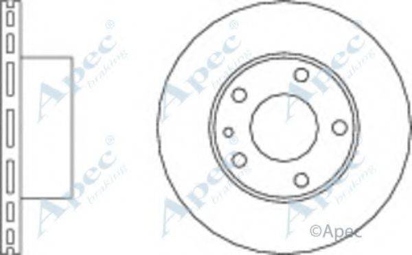 APEC BRAKING DSK780 гальмівний диск