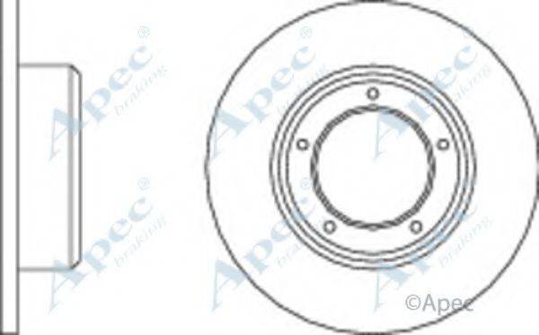 APEC BRAKING DSK908 гальмівний диск