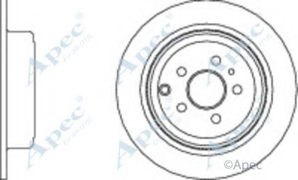 APEC BRAKING DSK948 гальмівний диск