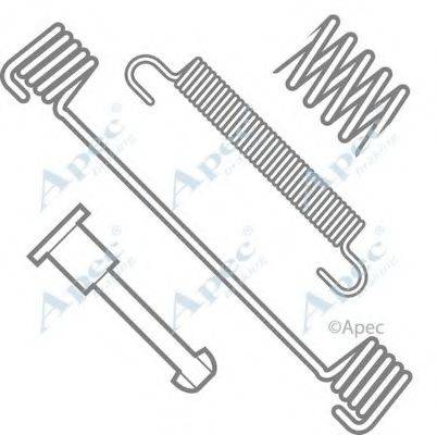 APEC BRAKING KIT767 Комплектуючі, гальмівна колодка