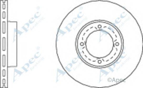 APEC BRAKING DSK236 гальмівний диск