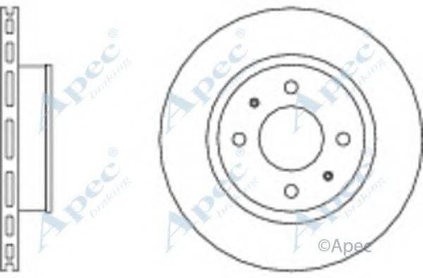 APEC BRAKING DSK2543 гальмівний диск