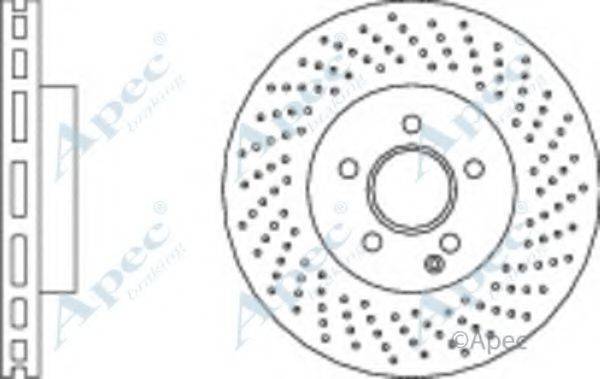 APEC BRAKING DSK2616 гальмівний диск