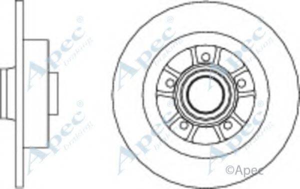 APEC BRAKING DSK2824 гальмівний диск