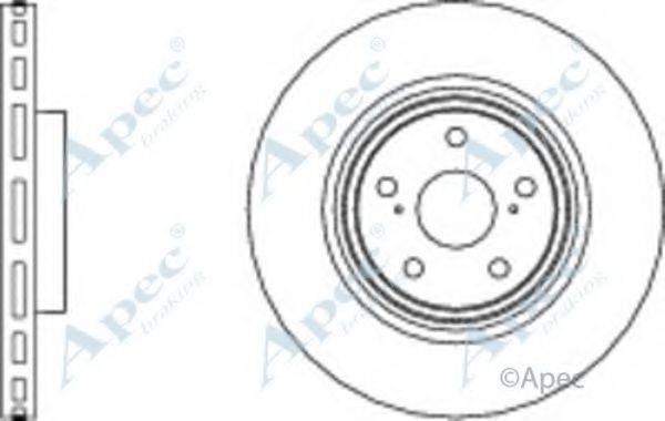 APEC BRAKING DSK2887 гальмівний диск