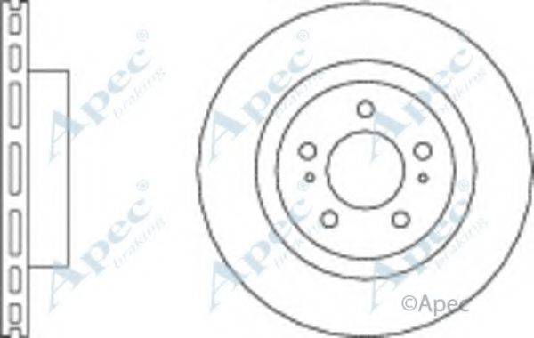 APEC BRAKING DSK2914 гальмівний диск