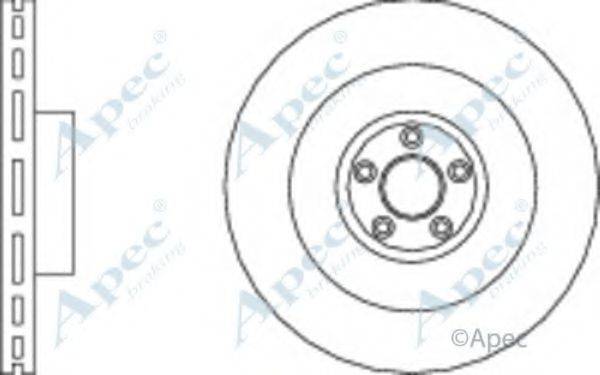 APEC BRAKING DSK2918 гальмівний диск