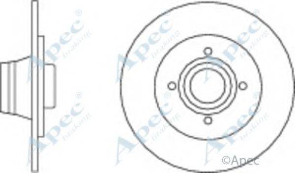 APEC BRAKING DSK2943 гальмівний диск