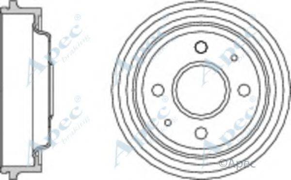 APEC BRAKING DRM9155 Гальмівний барабан