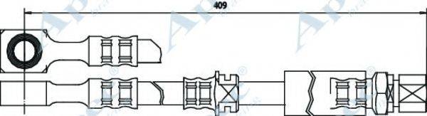 APEC BRAKING HOS3115 Гальмівний шланг