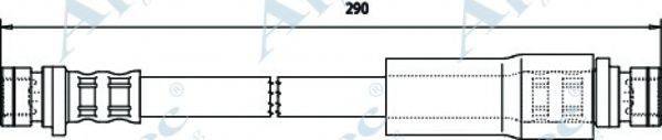 APEC BRAKING HOS3122 Гальмівний шланг