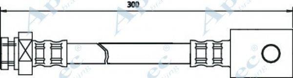 APEC BRAKING HOS3138 Гальмівний шланг