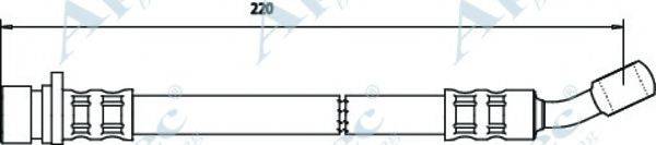 APEC BRAKING HOS3145 Гальмівний шланг