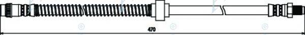 APEC BRAKING HOS3290 Гальмівний шланг