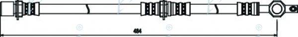 APEC BRAKING HOS3421 Гальмівний шланг