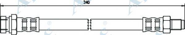 APEC BRAKING HOS3446 Гальмівний шланг