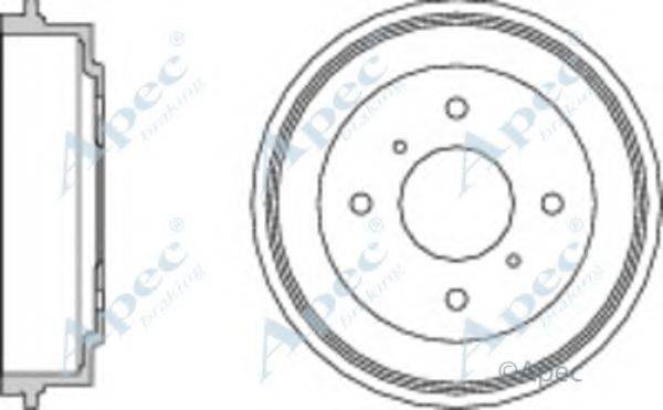 APEC BRAKING DRM9164 Гальмівний барабан