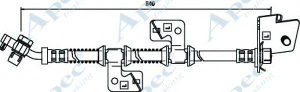 APEC BRAKING HOS3542 Гальмівний шланг