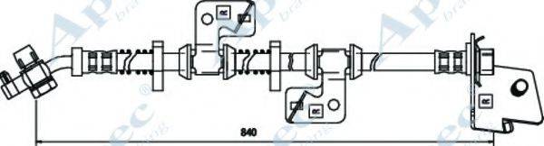 APEC BRAKING HOS3543 Гальмівний шланг