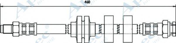 APEC BRAKING HOS3558 Гальмівний шланг